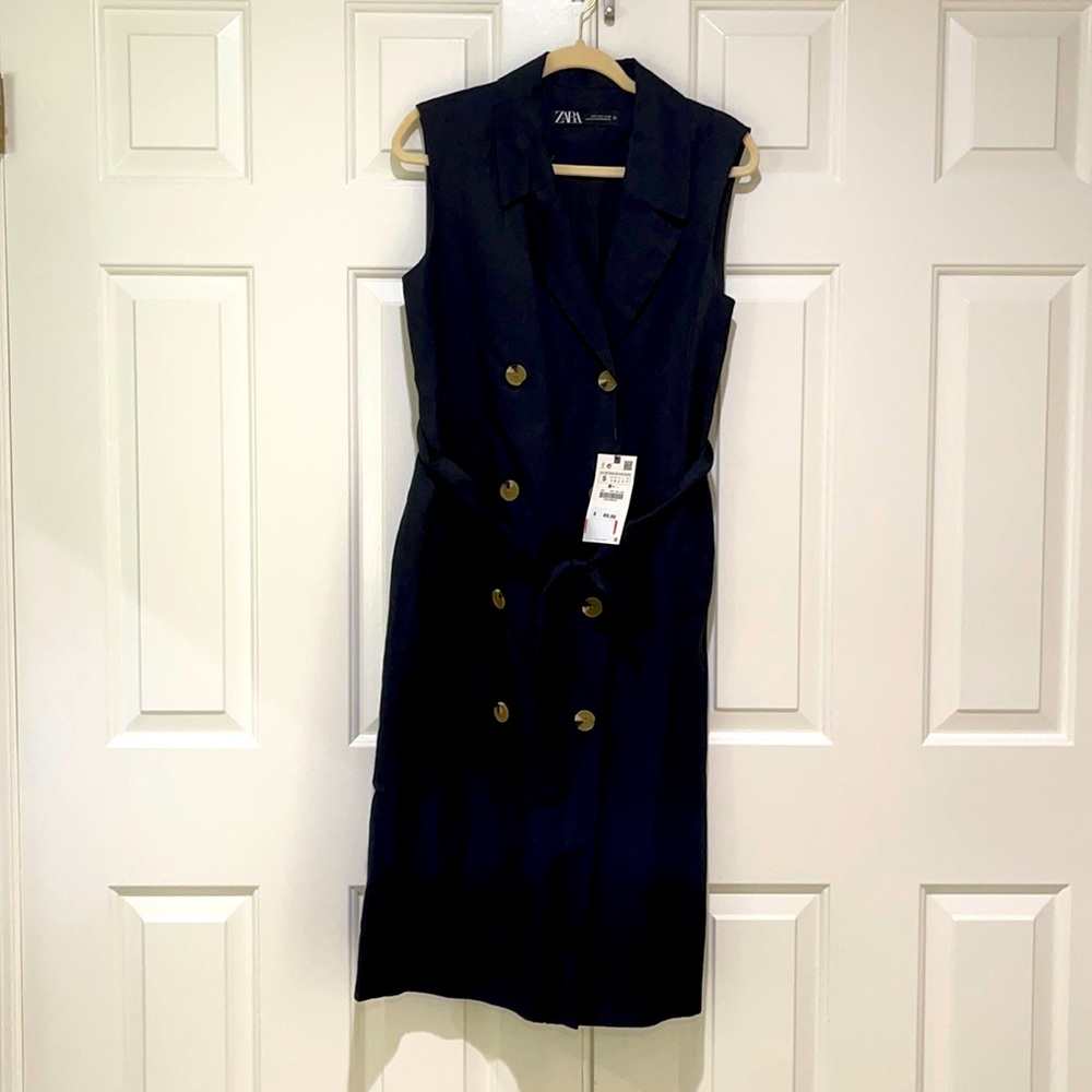New zara vest dress size S